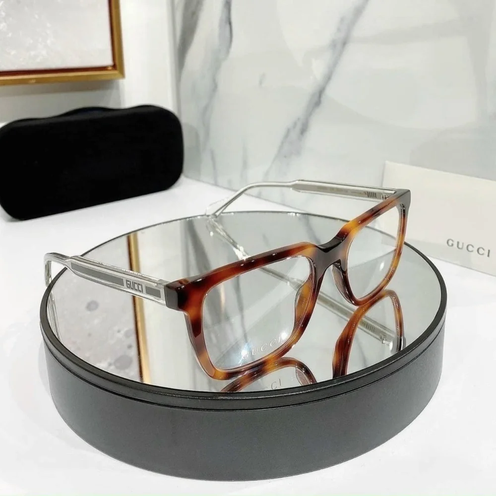 NWT Gucci GG0560OA-002 Tortoise Square 55mm Eyeglasses
